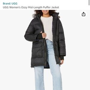 Brand New UGG mid Length puffer jacket size M